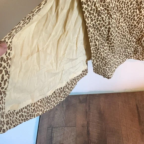 Anthropologie leopard print dress sz 8 - Picture 9 of 13